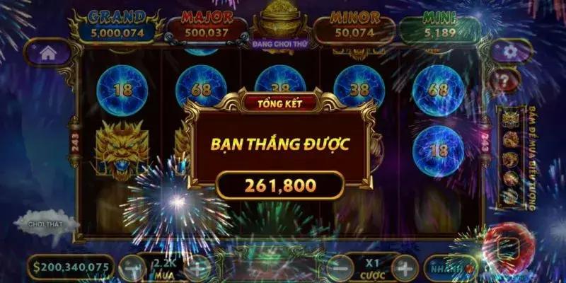 Khi biểu tượng đặc biệt xuất hiện có thể jackpot sẽ nổ lớn